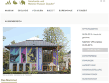 Tablet Screenshot of museum-siegsdorf.de